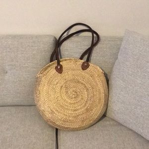 Authentic Moroccan Woven Palm Purse